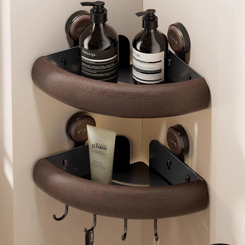 Suction Corner Shelf - Strong Hold, Fast Drainage