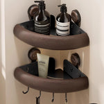 Suction Corner Shelf - Strong Hold, Fast Drainage