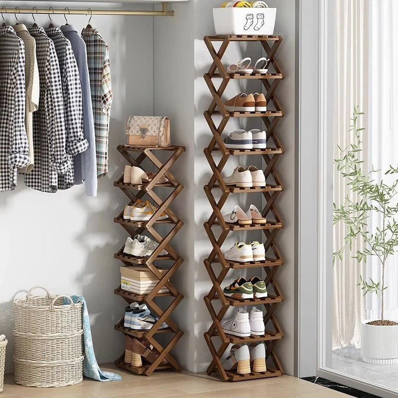 Collapsible Shoe Shelf: Space-Saving & Practical Design