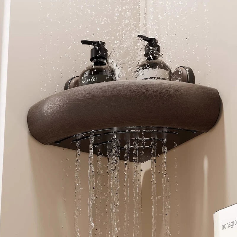 Suction Corner Shelf - Strong Hold, Fast Drainage