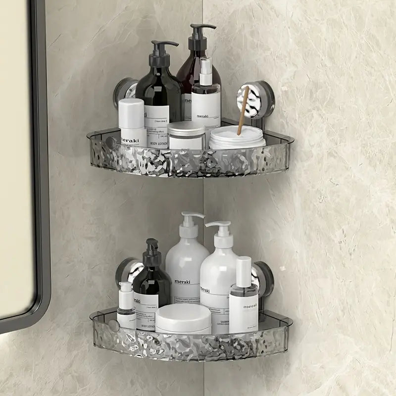 Corner Bathroom Shower Shelf Storage Basket, Wall Mounted Organizer