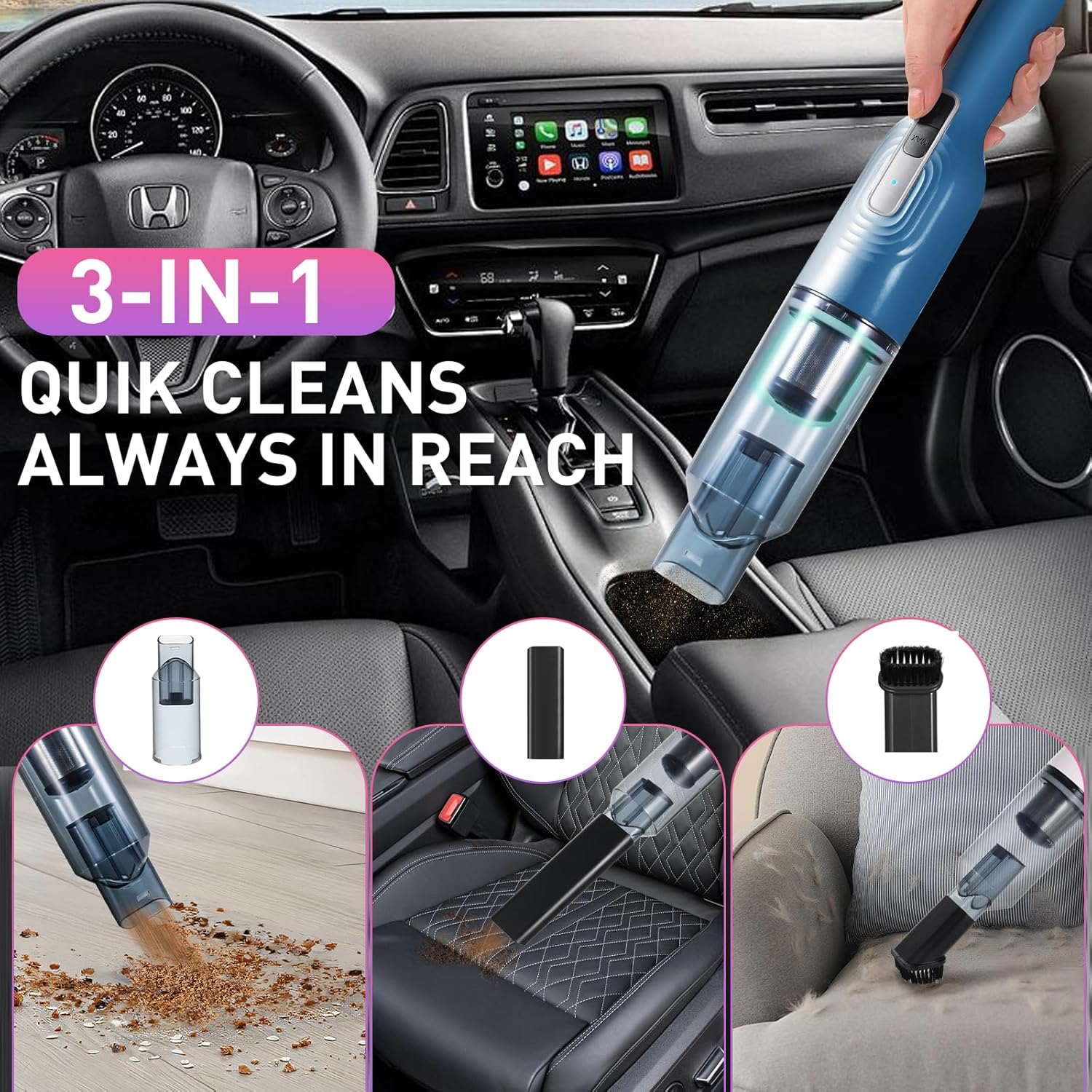 Mini Compact Portable Vacuum Cleaner