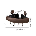 Suction Corner Shelf - Strong Hold, Fast Drainage