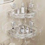 Corner Bathroom Shower Shelf Storage Basket, Wall Mounted Organizer