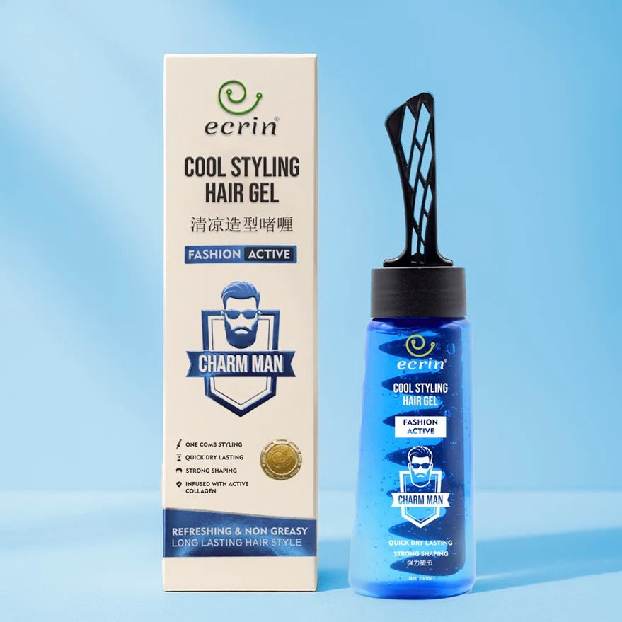 ECRIN COOL STYLING HAIR GEL WITH ACTIVE COLLAGEN